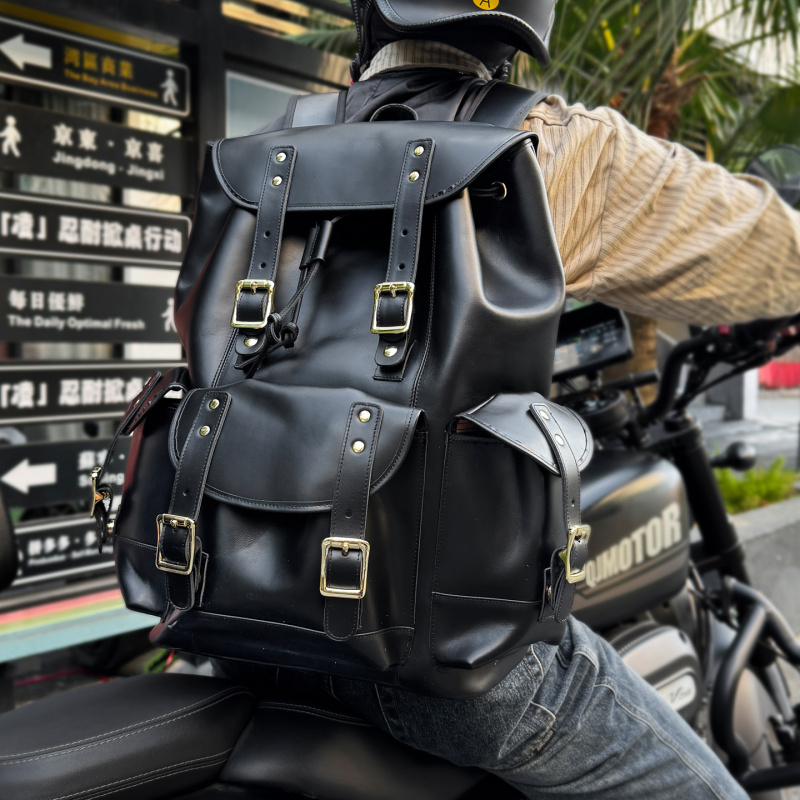 Luxury Zipper Bags - New Arrivals Leather Backpack Luxury Man