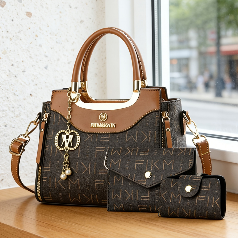Luxury Zipper Bags - 3-piece set of light luxury high-grade