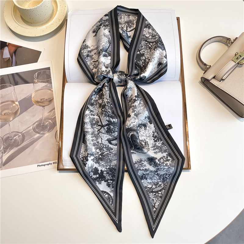 Luxury Bags Online - Luxury Long Neckerchief Skinny Hair Bands
