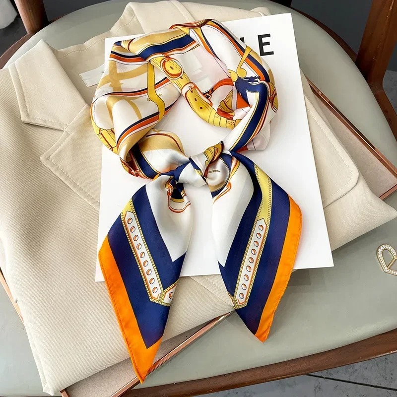 Luxury Bags Online - Luxury Design Skinny Silk Square Scarf