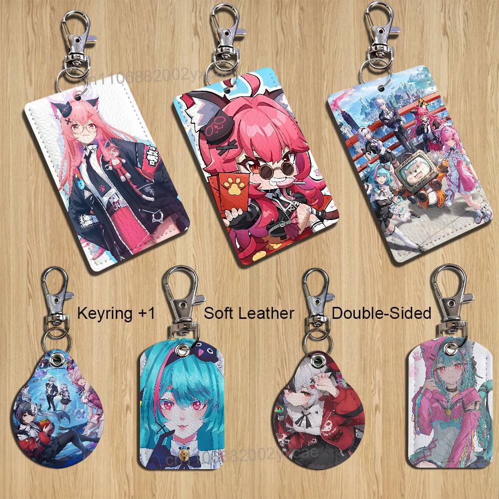 Key Holder Leather Pouch - NTE game Neverness to Everness Rectangle
