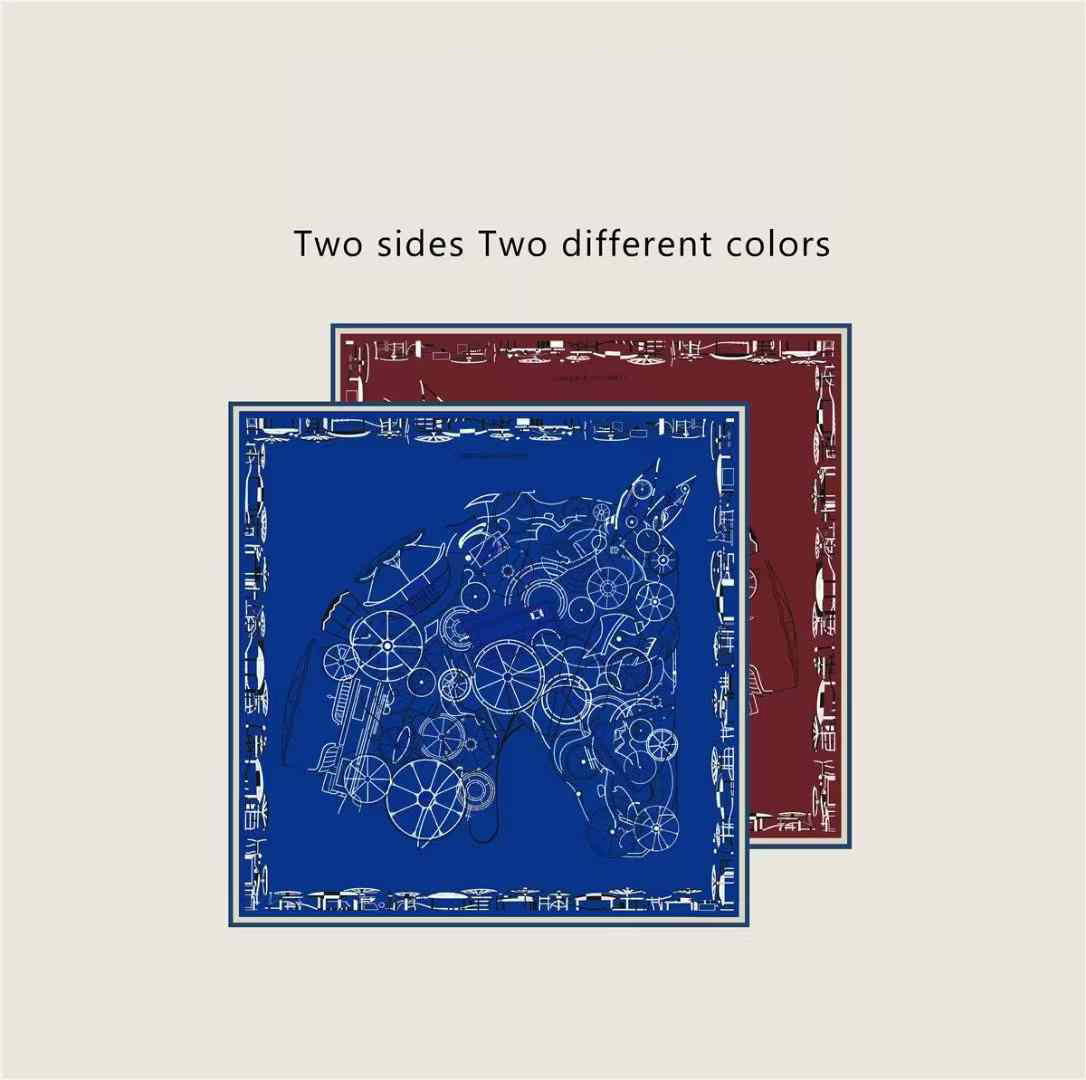 Luxury Bags Hong Kong - Double Sided Luxury Designer Twill Silk