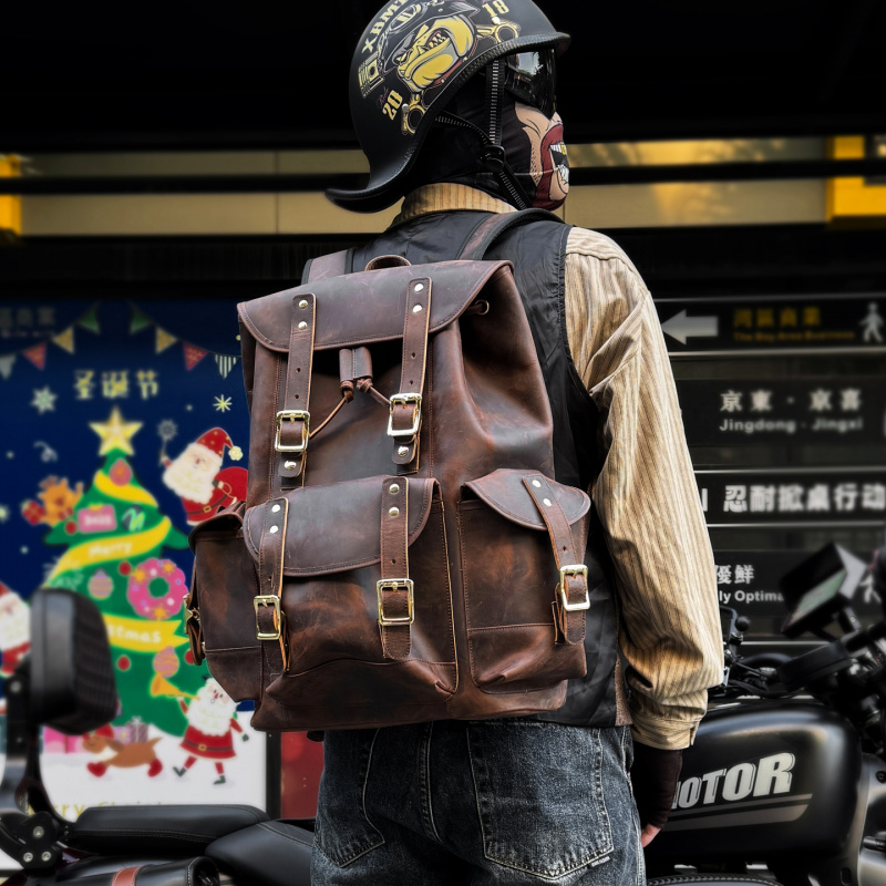 New Arrivals Leather Backpack  - đánh giá và giá Luxury Zipper Bags