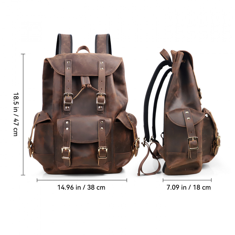 New Arrivals Leather Backpack  - đánh giá và giá Luxury Zipper Bags