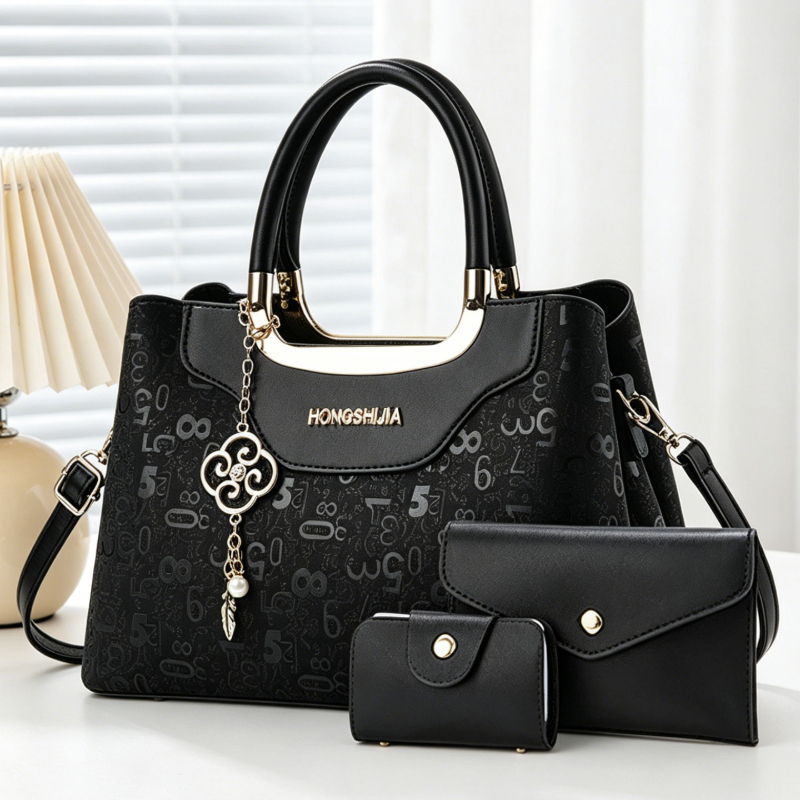 3-piece Fashion Women's Handba - đánh giá và giá Luxury Zipper Bags