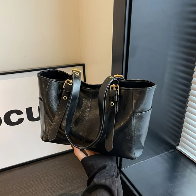 Large Capacity Solid Color Han - đánh giá và giá Luxury Bags Korea