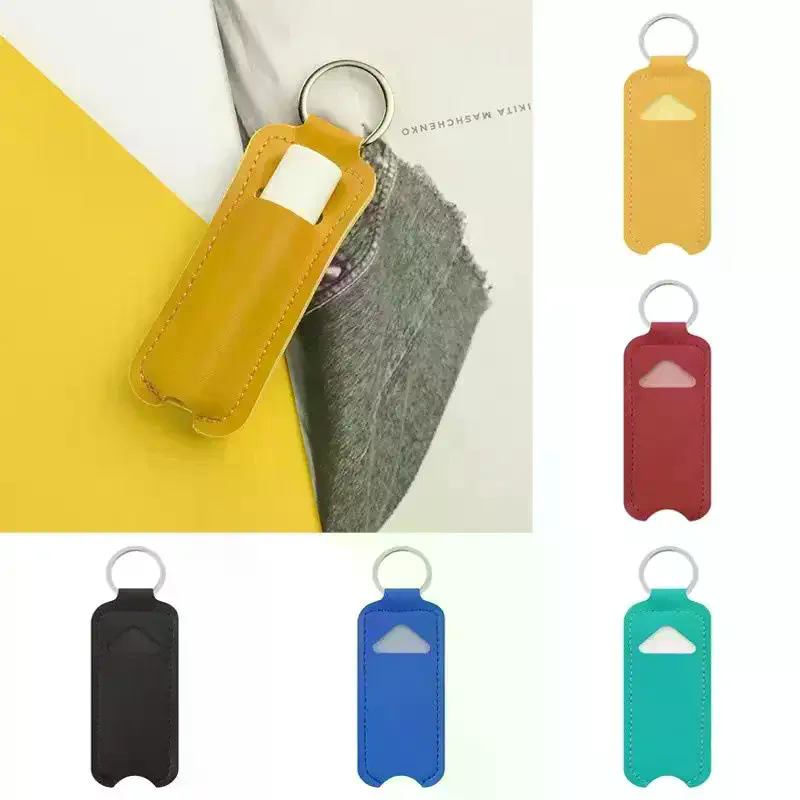 Pu Leather Chapstick Pouch Key - đánh giá và giá Key Holder Leather Pouch