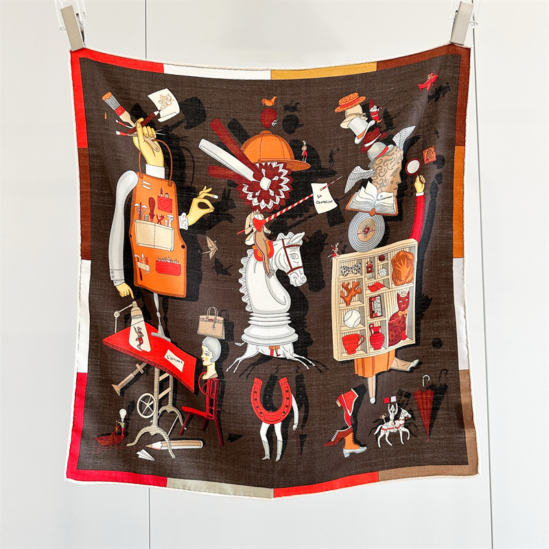 Two Faced Print Scarf 65CM Sca - đánh giá và giá Luxury Bags Hong Kong