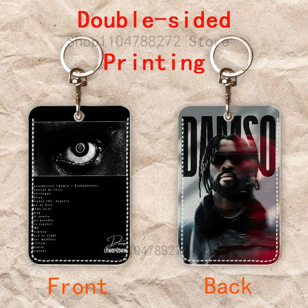 D-Damso Qalf Rectangle Card Ca - đánh giá và giá Key Holder Leather Pouch