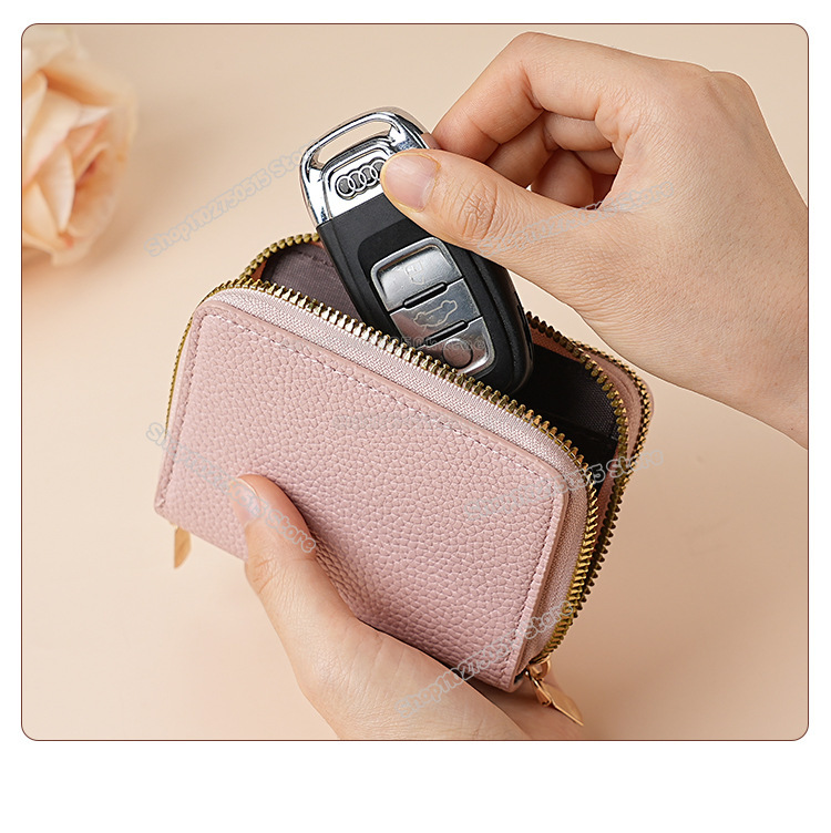 Kawaii Miffys Rabbit Short Wal - đánh giá và giá Key Holder Leather Pouch