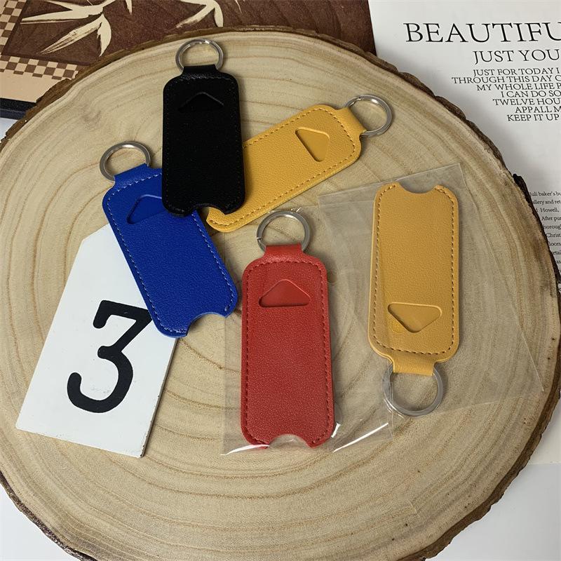Holder Portable Lip Balm Bottl - đánh giá và giá Key Holder Leather Pouch