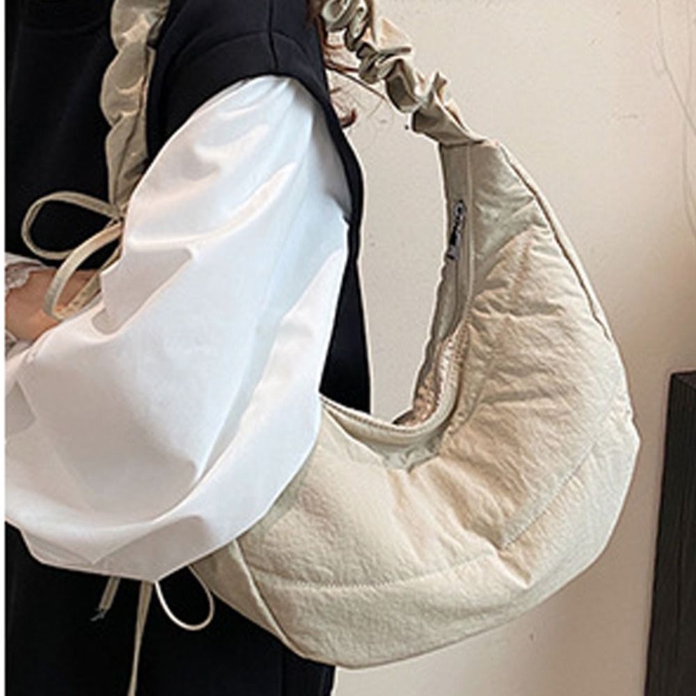 Cool Nylon Pleated Hand Bag Ko - đánh giá và giá Luxury Bags Korea
