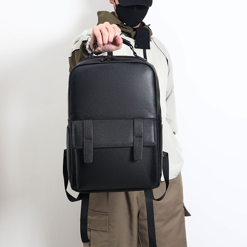 Men's luxury leather backpack  - đánh giá và giá Luxury Zipper Bags