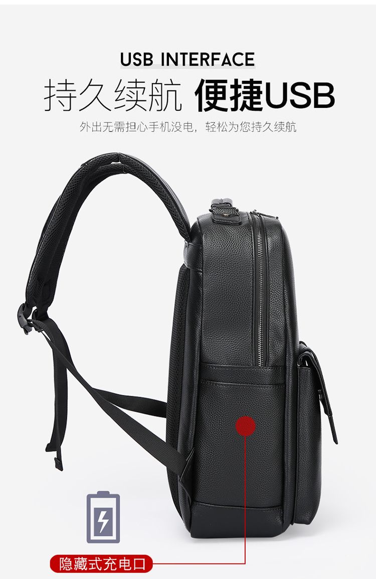 Men's luxury leather backpack  - đánh giá và giá Luxury Zipper Bags